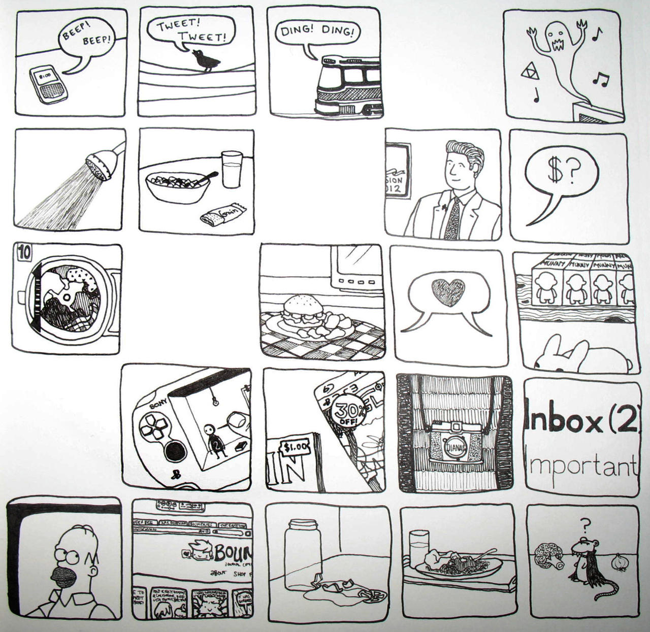 Hourly Comic Day 2012 by brobe