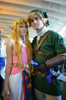 Zelda and Link. Ocarina of time