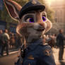 Judy Hopps in police uniform(AI image)