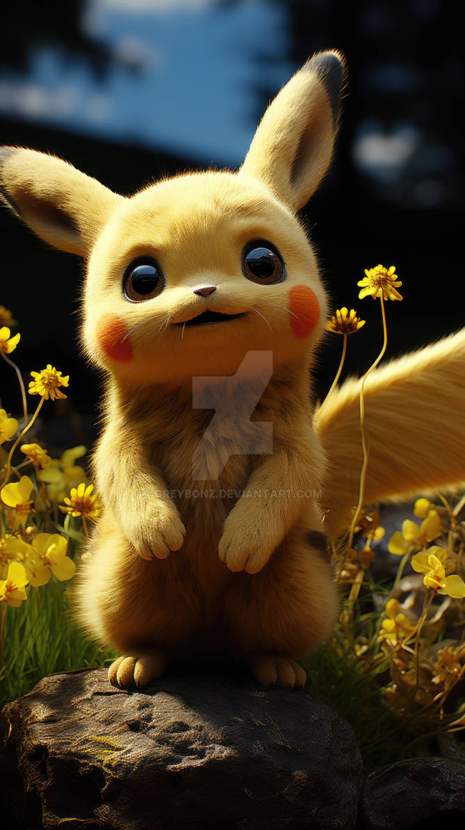 Realistic Pikachu(Ai image) by Greybonz on DeviantArt