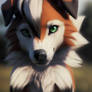 Lycanroc dusk begging for treat(Ai image)