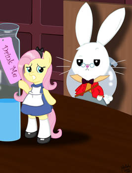 Fluttershy in Wonderland