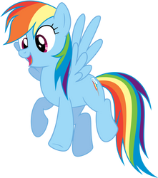 Rainbow Dash Hovering (S04e04)