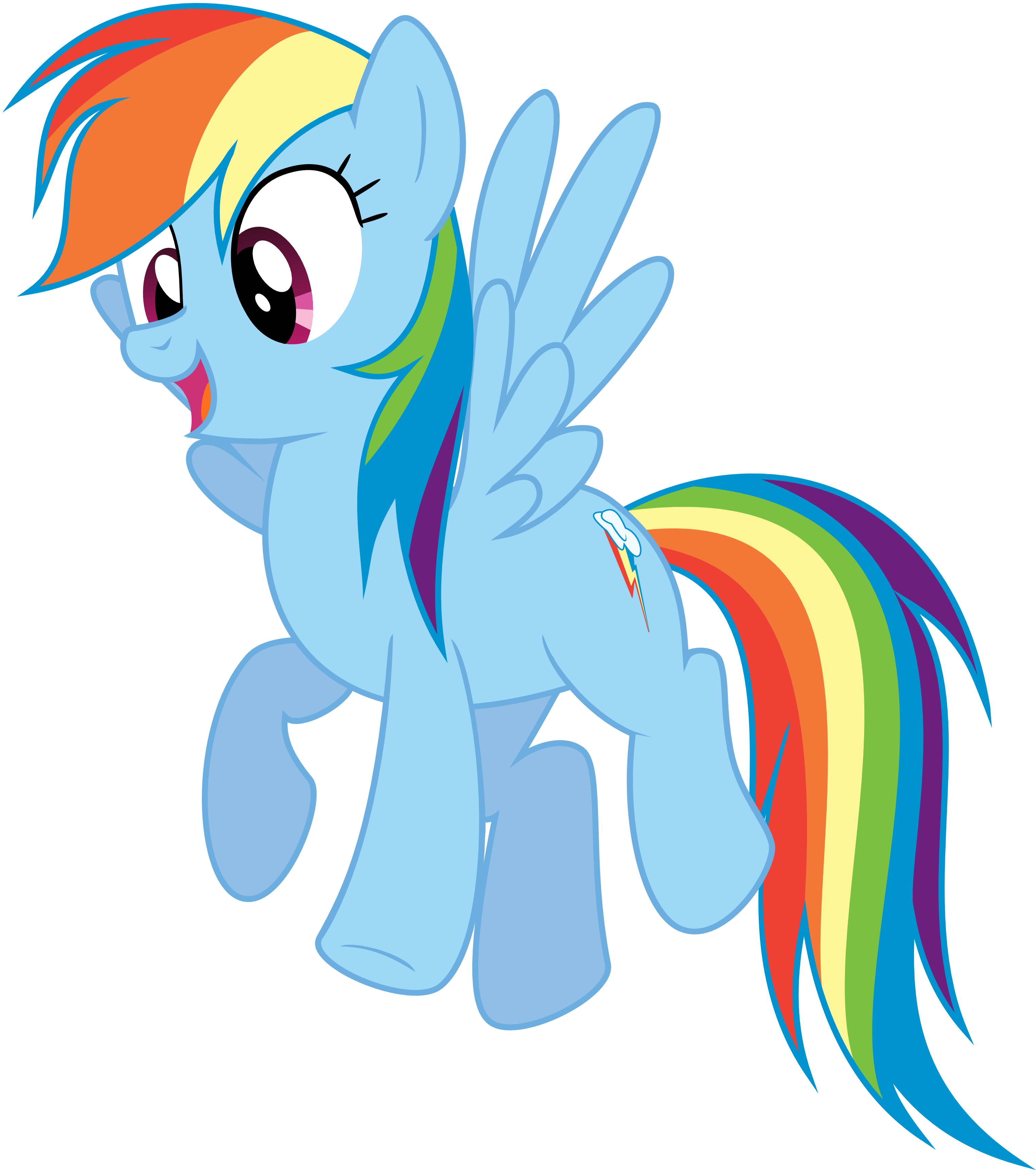 Rainbow Dash Hovering (S04e04)