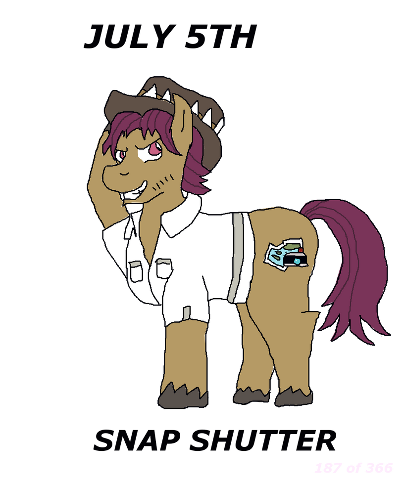 Draw an MLP Character 187 of 366: Snap Shutter by eunos on DeviantArt