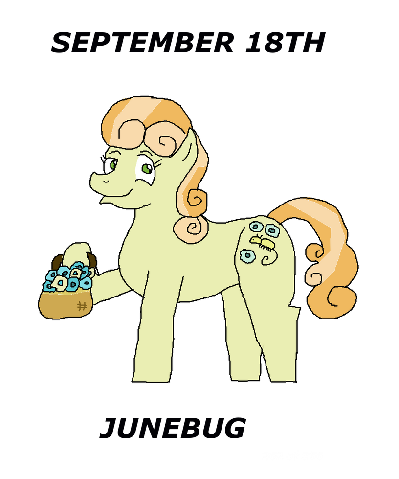 Draw an MLP Character 262 of 366: Junebug by eunos on DeviantArt
