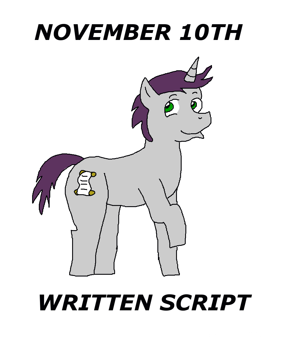 Draw an MLP Character 315 of 366: Written Script by eunos on DeviantArt