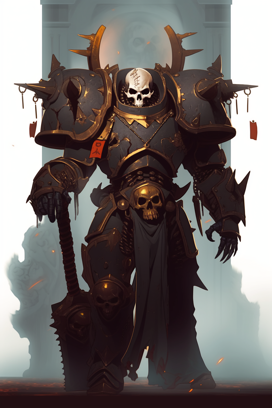 Space marine chaplain by Vinn47 on DeviantArt