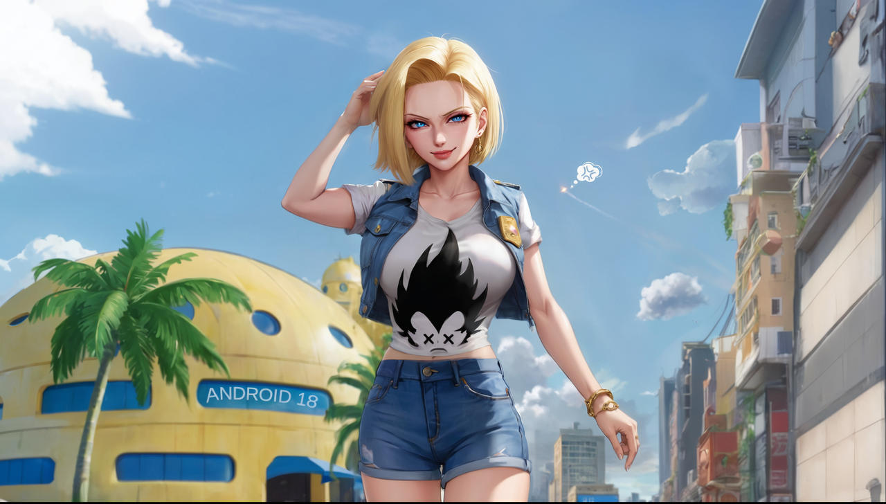 Android 18 Text Android 18 by Vinn47 on DeviantArt
