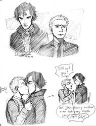 Johnlock Sketchdump