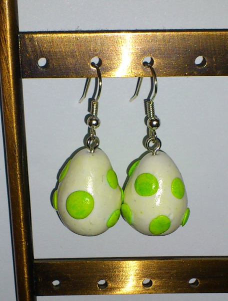 Yoshi Egg Earrings