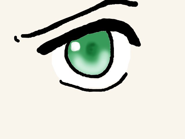 Eye coloring