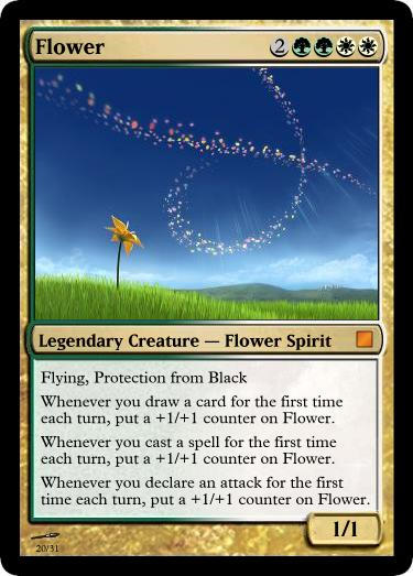 mtg flower cards Flower, 17 cards