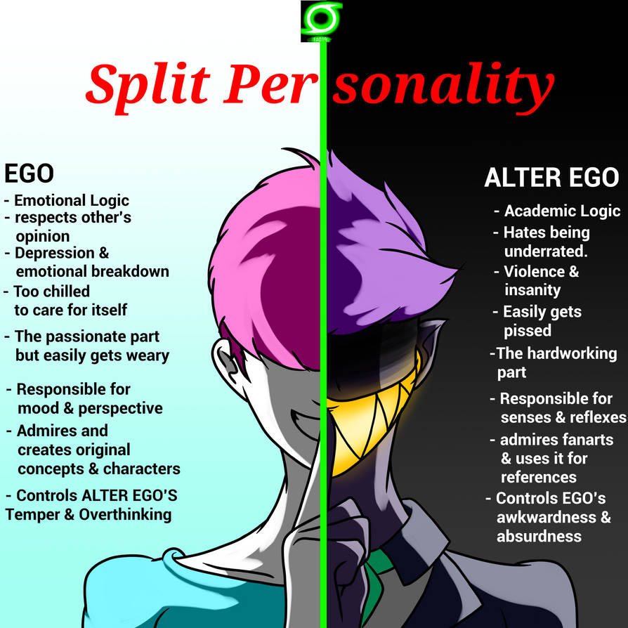 Split Personality by 9987NeonDraws on DeviantArt