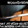 Create the unexpected by swallowing a sword!
