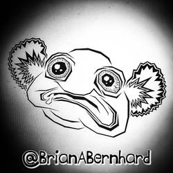 A weird little blob fish (in progress)