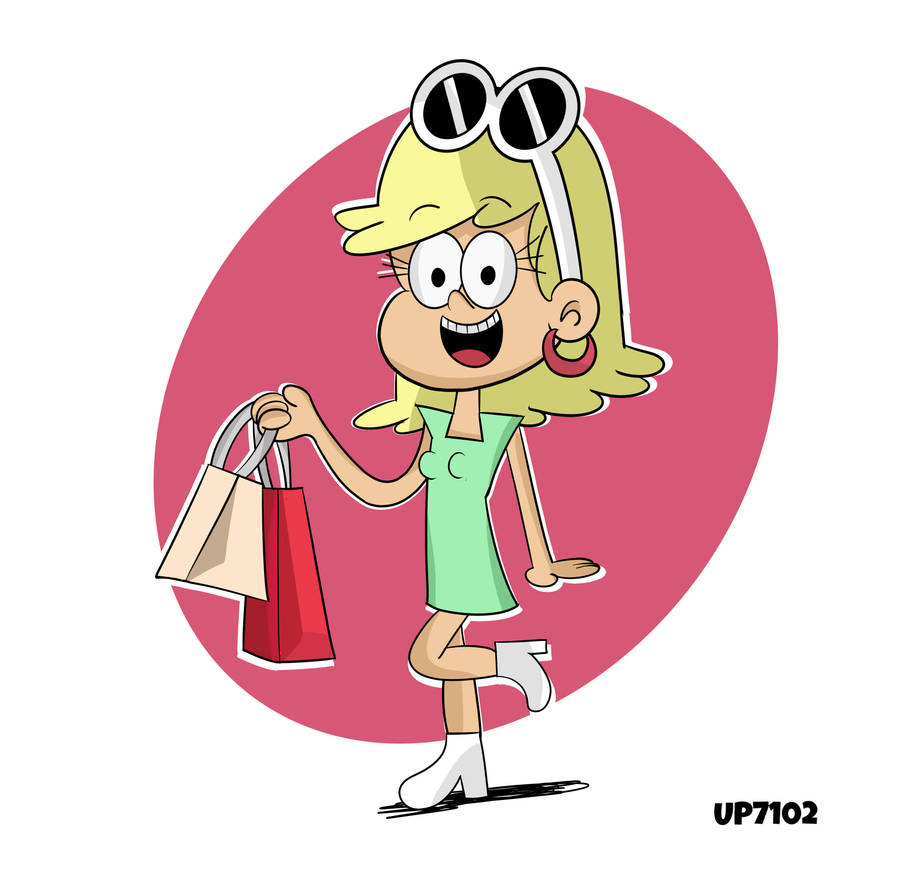 Leni with shopping bags by UniversePines7102 on DeviantArt