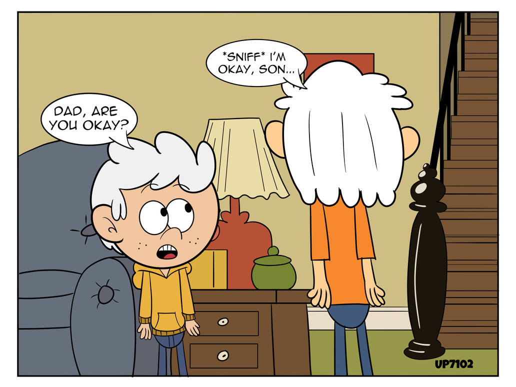 Dad, are you okay? by UniversePines7102 on DeviantArt