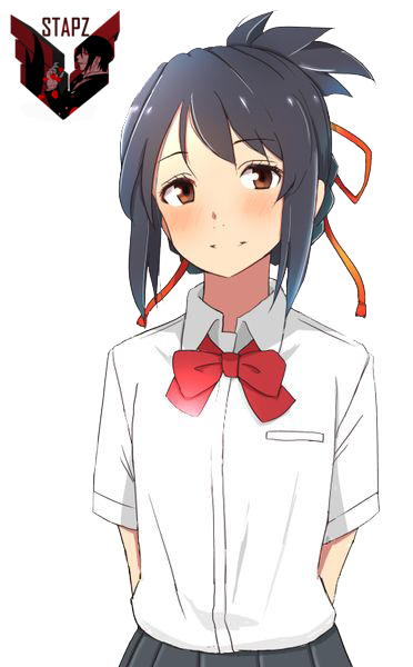 Mitsuha Miyamizu Render Kimi No Na Wayour Name By Stapz On Deviantart