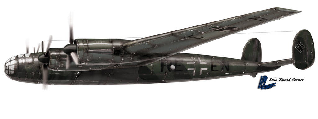 Messerschmitt Me 264 by araeld