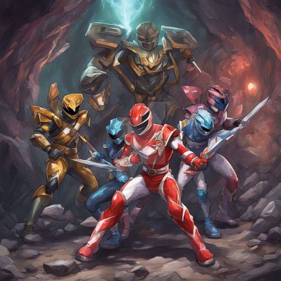Power Rangers In The Mines by Archangel-Gaming on DeviantArt