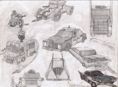 Twisted Metal One Vehicles