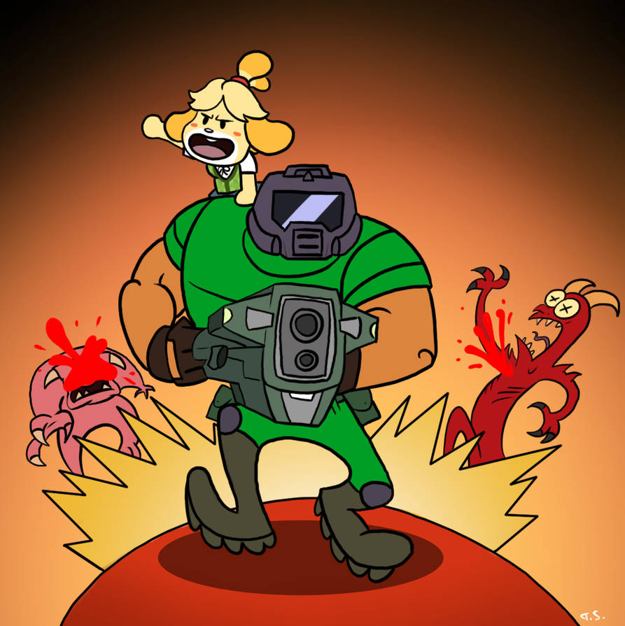 Doom Crossing by Arta01 on DeviantArt