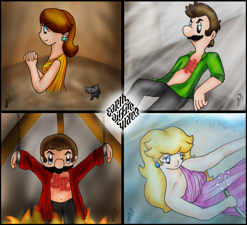 Mario: The four elements