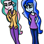 Equestria Girls, Celestia and Luna