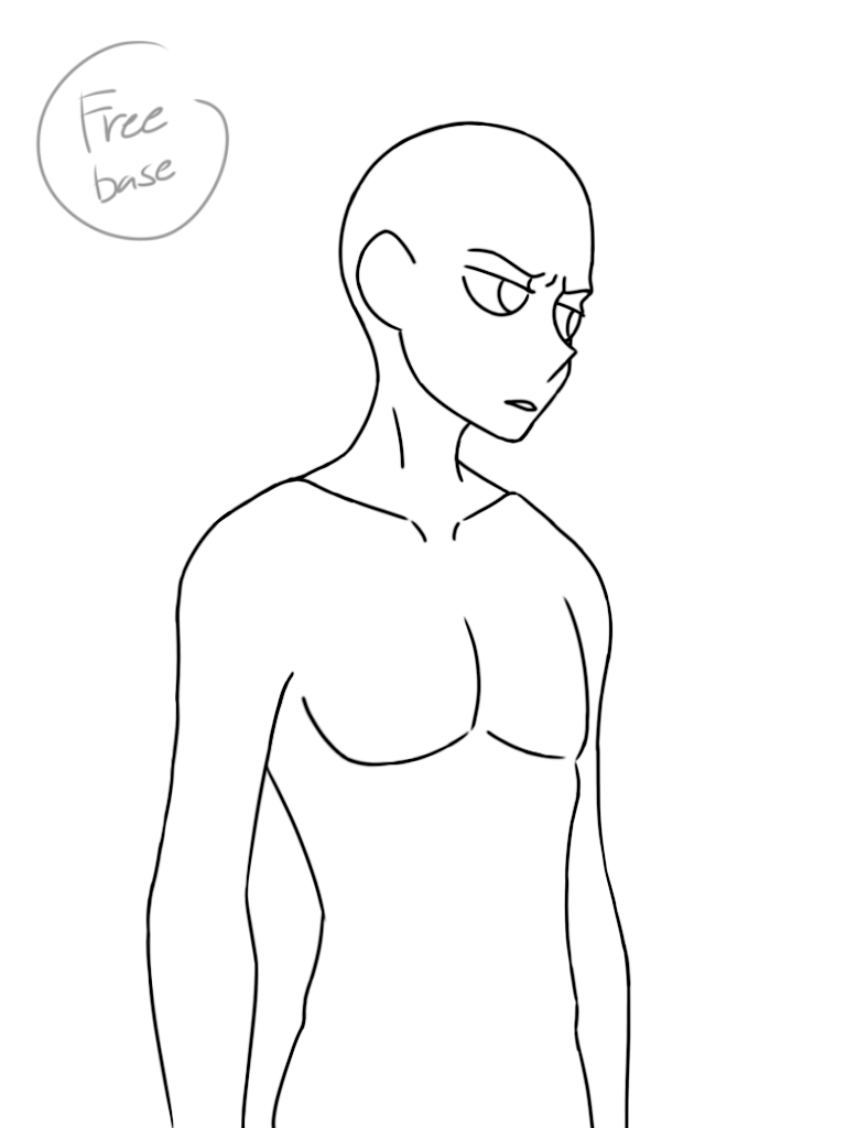 Free) Male body base by CarinoIsUnique26 on DeviantArt