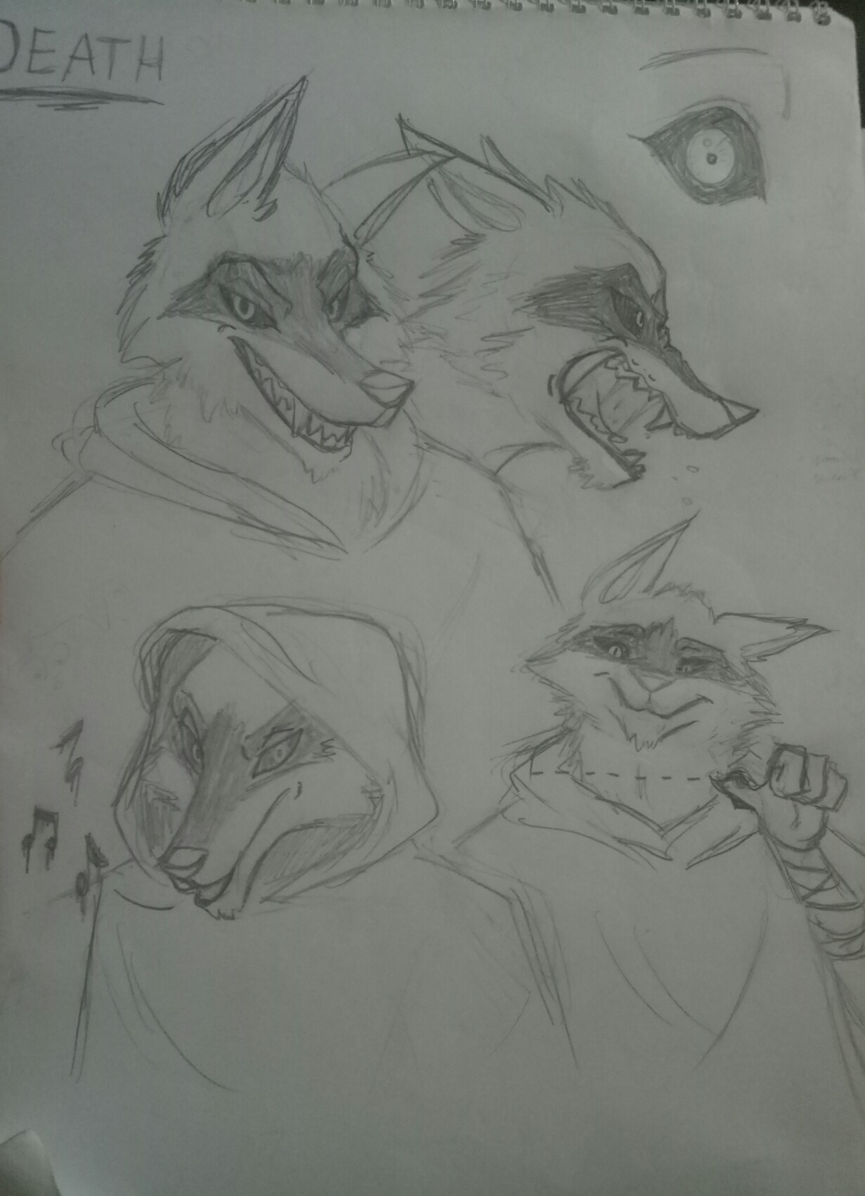 Death sketches by CarinoIsUnique26 on DeviantArt