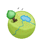 Sweet Small Pixel Planet