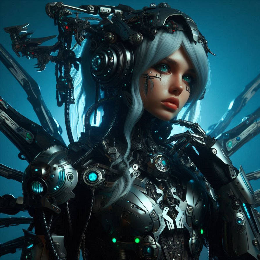 Cyber by AIPromptMonkey on DeviantArt