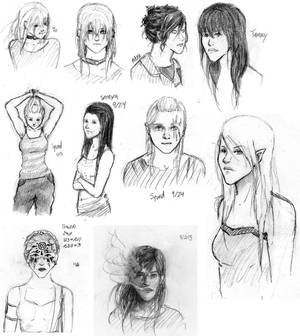 OC Sketchdump: August-November 2013