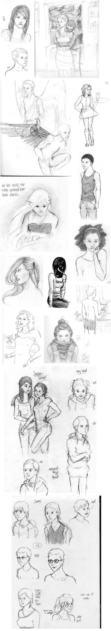 Sketchdump April through June 2014