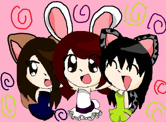 tres amigas by paothebunny on DeviantArt