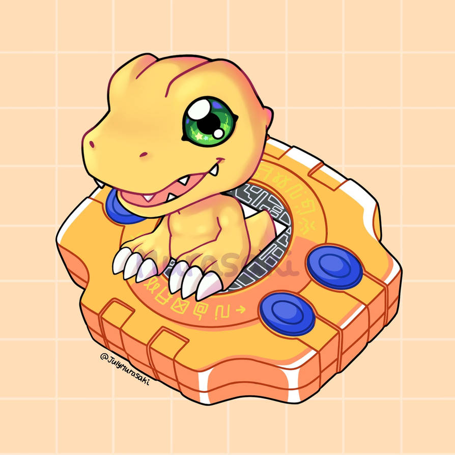 Digivice digimon-Agumon by JulyMurasaki on DeviantArt