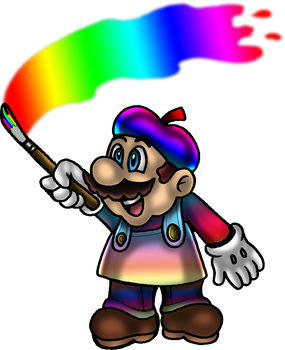 Mario - Rainbow artist