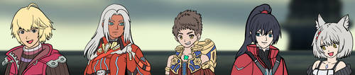 Heroes of Xenoblade Chronicles by VixDojoFox