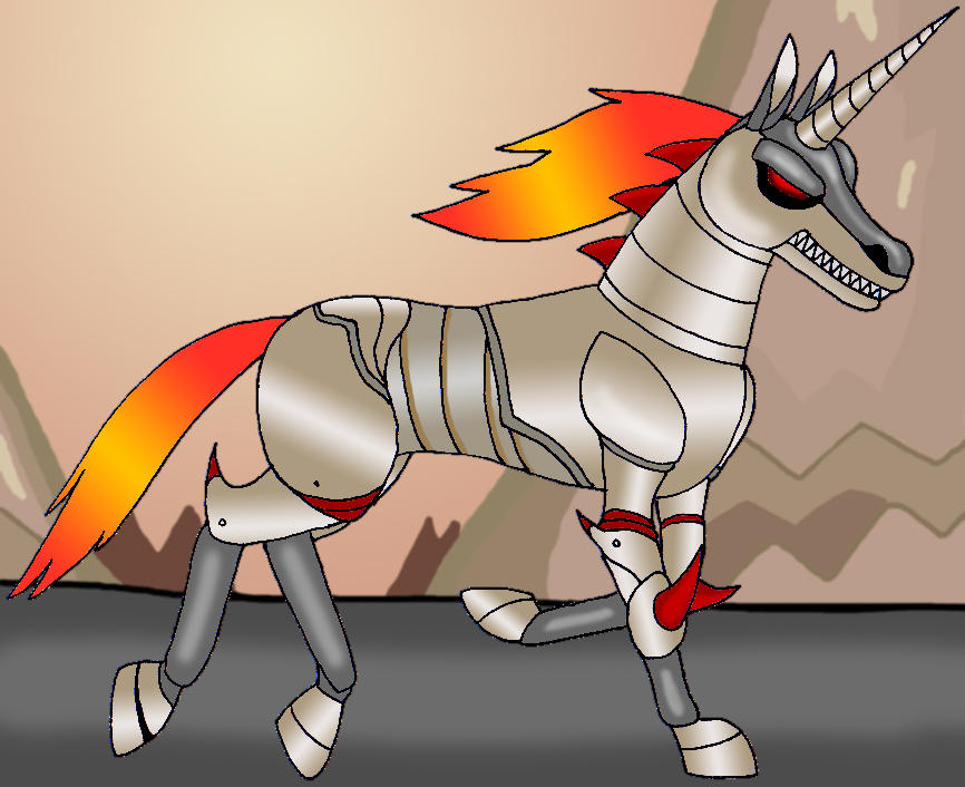 Robot Unicorn - Heavy Metal by on DeviantArt