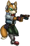 Fox McCloud (Ry-Spirit collab) by VixDojoFox