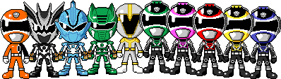 All PR-exclusive Rangers by Botato0