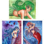 Mermaid ACEO cards