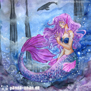 Small Mermaid Postcard motiv