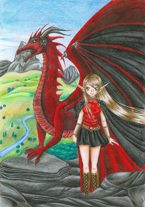 Red Dragon by Mana-Kyusai on DeviantArt