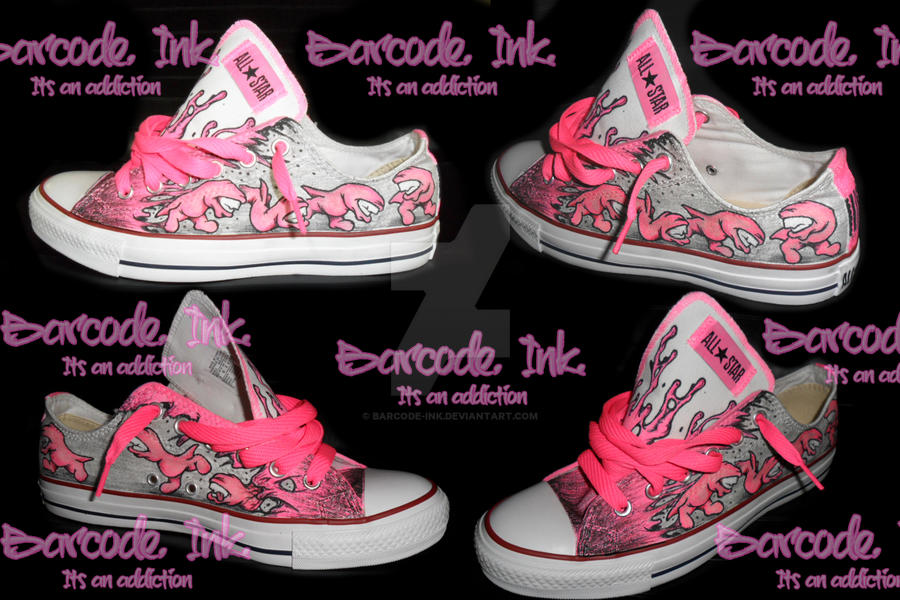 Custom Deviantart Shoes Custom Shoes 3 by Barcode-Ink on DeviantArt