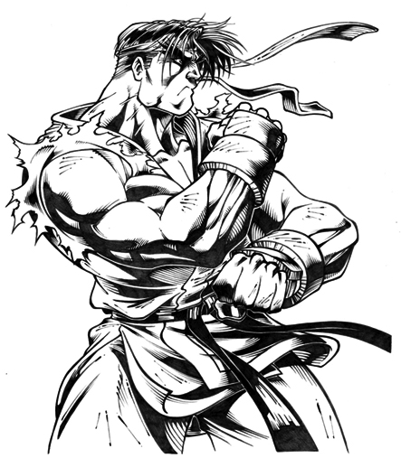 Ryu - Street fighter by leandrotitiu on DeviantArt