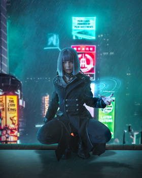 Cyberpunk girl