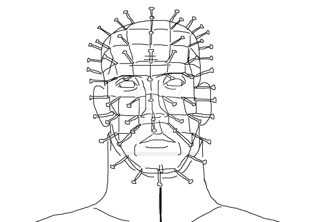 Pinhead in paint by SufferingSavior on DeviantArt