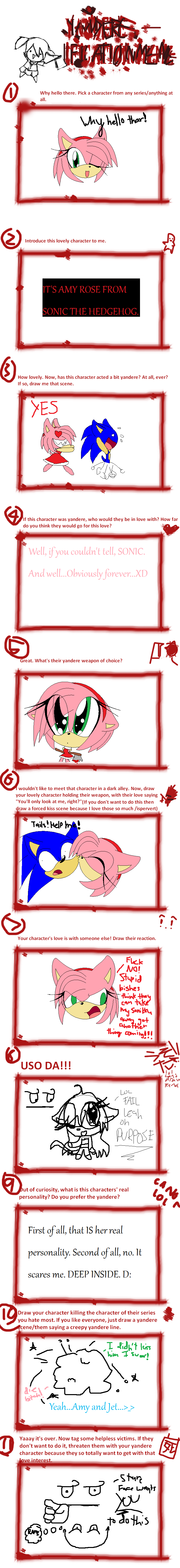 Amy Rose Yandere Meme